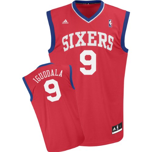 Elton Brand Red Adidas 2010 Revolution 30 NBA Replica Philadelphia 76ers Youth Jersey