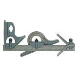 PEC 4 Piece Combination Square Set - Model: U-36X Blade Length: 18 Protractor Head Type: Reversible Graduation: 4R(8ths, 16ths, 32nds, 64ths) Type of Reading: Inch
