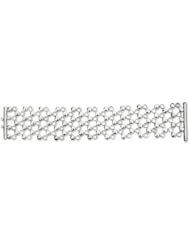 Sterling silver wristband bracelet, Galaxy