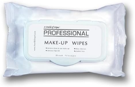 Professional Makeup Remover Wipes 12-pack (25 Wipes Per Pack)