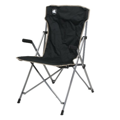 10T slimBOY Fauteuil de camping Noir 62 x 72 x 104 cm
