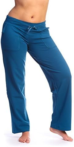 Lolo Lime Women's French Terry Lounge Sweatpants (Small, Teal Tropic)