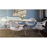 swag leg rectangular dining table by george nelson