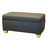 UNMONOGRAMMED Kids Uphol Stor Bench-Navy