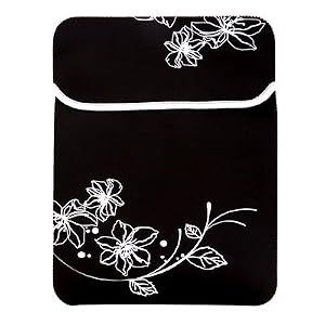 Kingsons Laptop Sleeve Case Bag For 13.3 inch Fujitsu Samsung Dell Acer ASUS Gateway HP Sony Compaq IBM Mac Sharp Toshiba Notebook (Black)