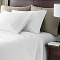 Linens Limited 100% Egyptian Cotton 200 Thread Count Flat Sheet, White, Super King
