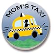 Moms Taxi Car Coasters - 2 Pack
