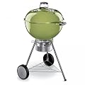 Weber 57cm One Touch Premium Kettle Charcoal Barbecue in Spring Green 91357704)