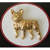 French Bulldog Gold Pin