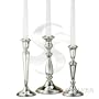 Sterling Plain Border Candlestick - 10"