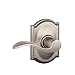Schlage Satin Nickel Camelot Hall & Closet Passage Latch (SH F10 V ACC 619 CAM)
