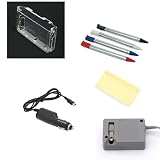 HDE (TM) Clear Road Trip Starter Kit compatible w/ Nintendo 3DS + Micro-fiber Cloth