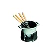 Staub .25 Quart Chocolate Fondue Set, Graphite Grey