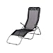 Siena Garden 548902 B�derliege Saturn schwarz silber L 138 x B 61 x H 104,5 cm