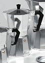 Nova CAFFETERIA MOKYTA Espressokocher 6 Tassen Alu