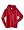 Ladies' Fleece Full-Zip Hooded Sweatshirt, Color: Deep Red, Size: Small