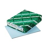 41k71IBEwrL. SL160  Wausau Paper Exact Offset Copy/Laser/Inkjet Paper, Blue, 24lb, Letter Size
