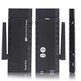 CX-919S RK3188 Quad Core ARM Cortex A9 1.6Ghz Google Android 4.2.2 OS Mini PC TV Box 2G/8G BT/HDMI External WIFI Antenna - Black