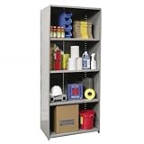 IMAGE OF Hi-Tech Shelving Extra Heavy-Duty Closed Type Starter Unit with 5 Shelves