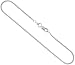 Sterling Silver 1/16 in. (1.3mm) Baby Curb Link Chain, NICKEL FREE