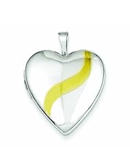 Genuine .925 Sterling Silver Gold-Plated 20mm Heart Locket 3.4 Grams. 100% Satisfaction Guaranteed.