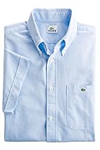 Short Sleeve Solid Washed Oxford