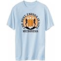 T-Shirt Mens Light Blue " Micronesia, the best things in life " Countries