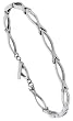 7" Ladies' Surgical Steel Christian Fish ( Ichthys ) Bracelet with Toggle Clasp