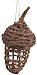 Pack of 2 Fall Harvest Decorative Grapevine Acorn Birdhouses 18"