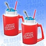 Slush Mugs - Frozen Beverage Slushie Cups Set of 2