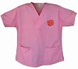 Clemson Pink Scrubs Tops SHIRT Clemson Tigers For HER -Officially Licensed NCAA College Logo Apparel Unique GIFT Ideas For Mom Nurses Ladies Students Graduation