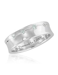 Mens Diamond Wedding Ring Ring in Platinum (g, Si1, 0.15 Cttw) 6mm, Powered by... by My Love Wedding Ring