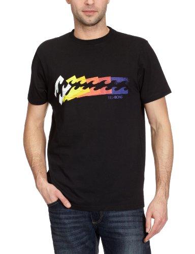 Billabong Herren T-shirt Down The Line, black, XXL, J1SS70BIMU