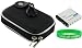 EVA Hard Shell Carrying Case (Black) and NB-6L Battery for Canon PowerShot SD3500IS 14.1 MP Digital Camera Black