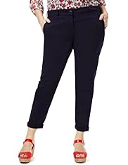 Cotton Rich Turn Up Hem Chinos