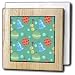 Retro Ornaments and Bells - 6 Inch Tile Napkin Holder