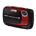 Fujifilm Finepix Z37 Digitalkamera (10 Megapixel, 3-fach opt. Zoom, 6,9 cm (2,7 Zoll) Display) Schwarz/Rot