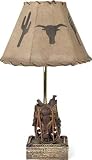 Glenna Jean Western Saddle Lamp Base and Shade