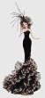 Leopard Black Tango Dress - Midnight Tango Dance
