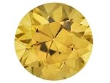 MIN .50CT 5MM ROUND COLOR ENHANCED YELLOW SAPPHIRE