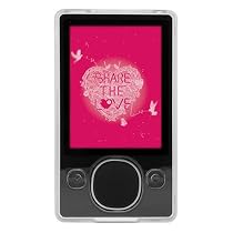 Microsoft Zune 80gb 2nd Generation Transparent Clear Snap on Crystal Case