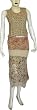 Skirt and Top Set Georgette Embroidery Womens Casual Sundresses Size XS (skts178)