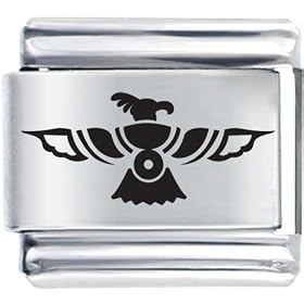 Symbol Eagle Tatoo Laser Italian Charm Bracelets Symbol Eagle Tatoo Laser Italian Charm Bracelets