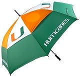 Miami Hurricanes 62 Golf Umbrella - NCAA College Athletics