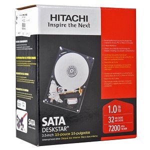 Hitachi 1 TB Deskstar SATA 7200 RPM 32 MB Cache Internal Hard Drive HD31000 IDK/7K