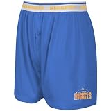 NBA Denver Nuggets Light Blue Team Logo Boxer Shorts (Small)
