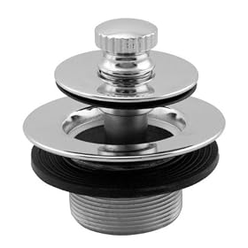 Buy Westbrass D331-F-26 1-3 8 Twist and Close Bath Drain, Polished Chrome by Westbrass now!