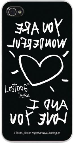 Bluetrek L02-00024-01 Slim Protective Case for iPhone 4 - You Are Wonderful - Retail Packaging - Black