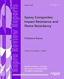 Epoxy Composites: Impact Resistance and Flame Retardancy: Rapra Review Report 185 (Rapra Review Reports)
