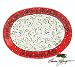 Blessed Birth Christmas Platter For Holiday Dining Designed By Artist Carla Grogan